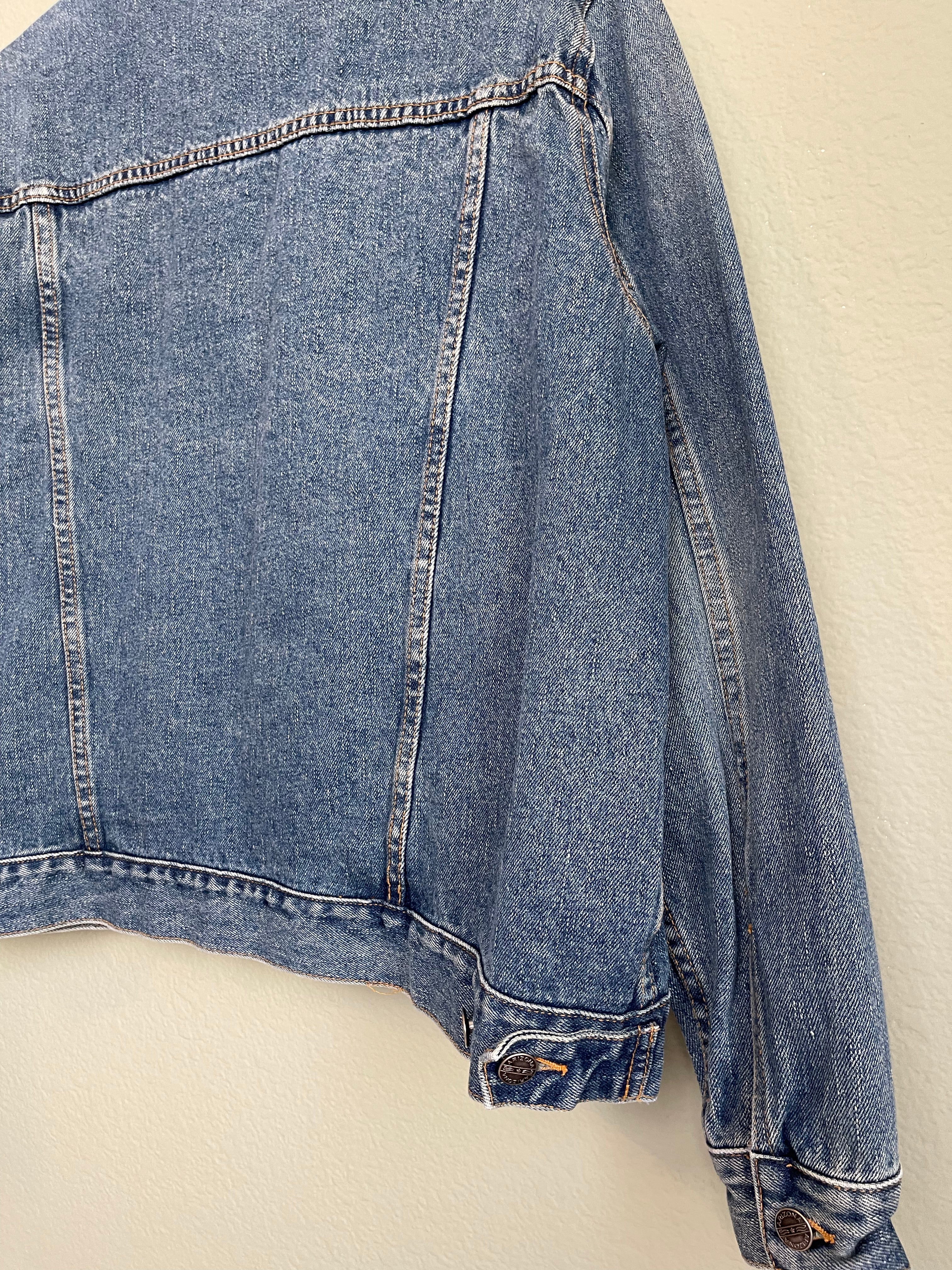 Vintage At-The-Waist Fit Denim Jacket sz xl/1xl