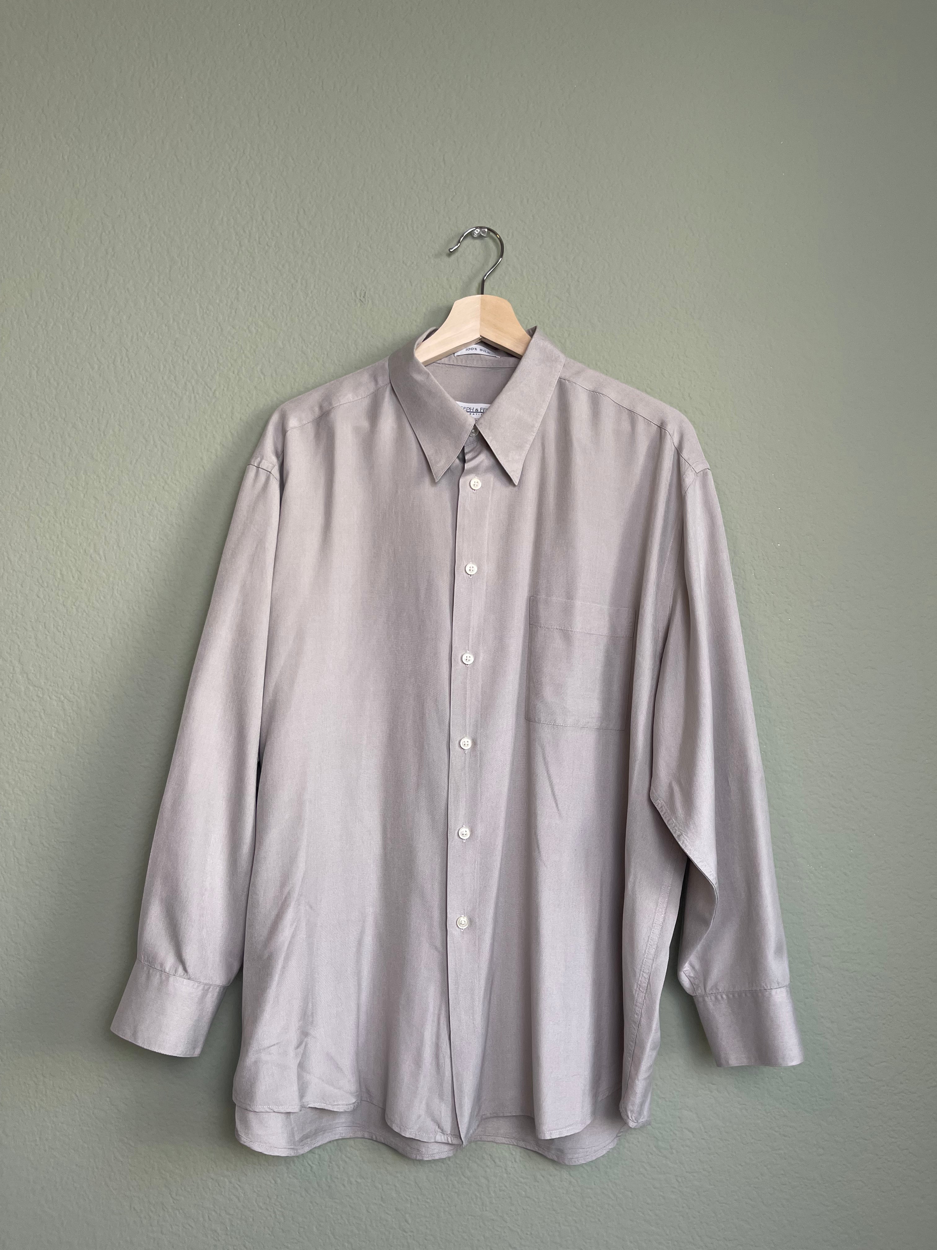 Silk Menswear Button Down sz xl-2x