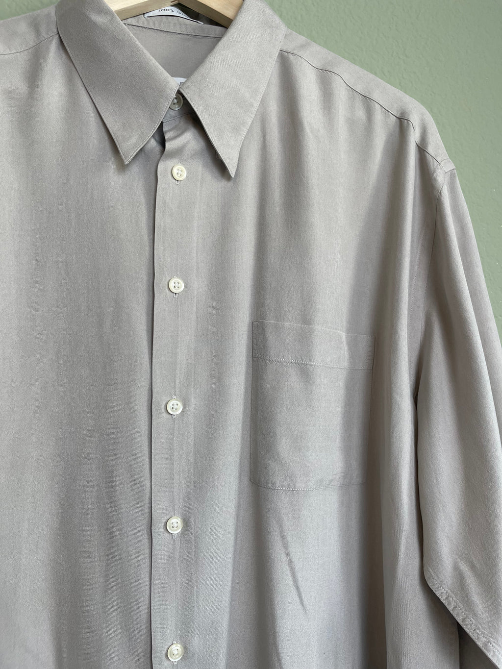Silk Menswear Button Down sz xl-2x