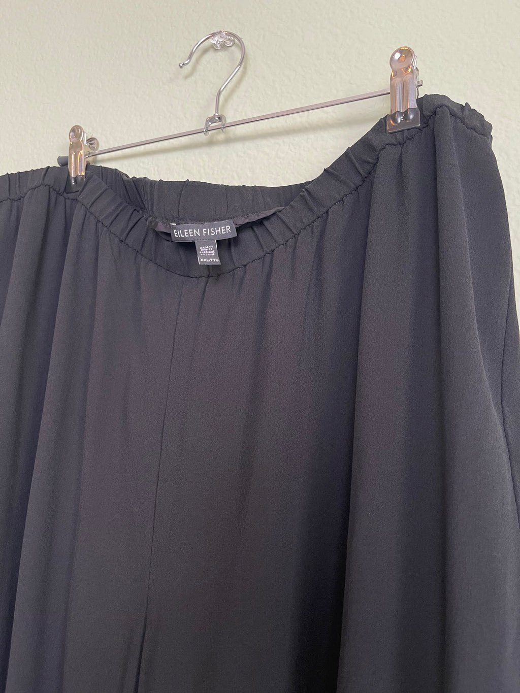 Eileen Fisher 100% Silk Flowy Pant sz xxl