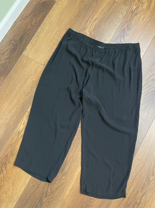 Eileen Fisher 100% Silk Flowy Pant sz xxl