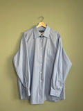 Menswear Blue Multi Stripe Button Down sz
