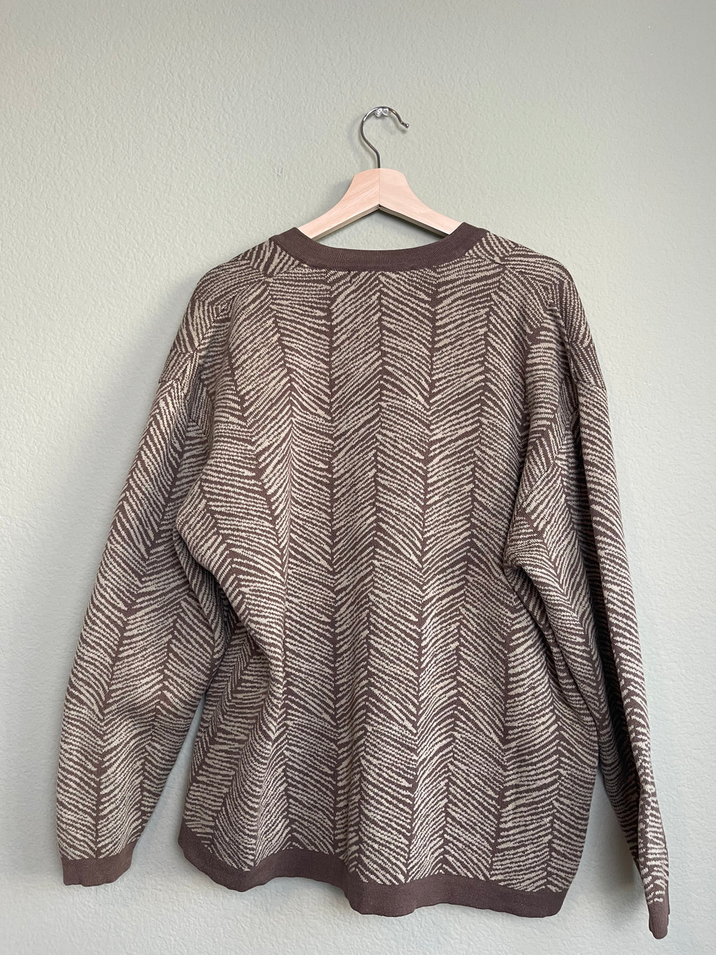 Vintage Menswear Jones New York Pattern Cardi sz L-1x