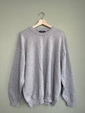 Light Gray Menswear Knit Crewneck Sweater sz xxl