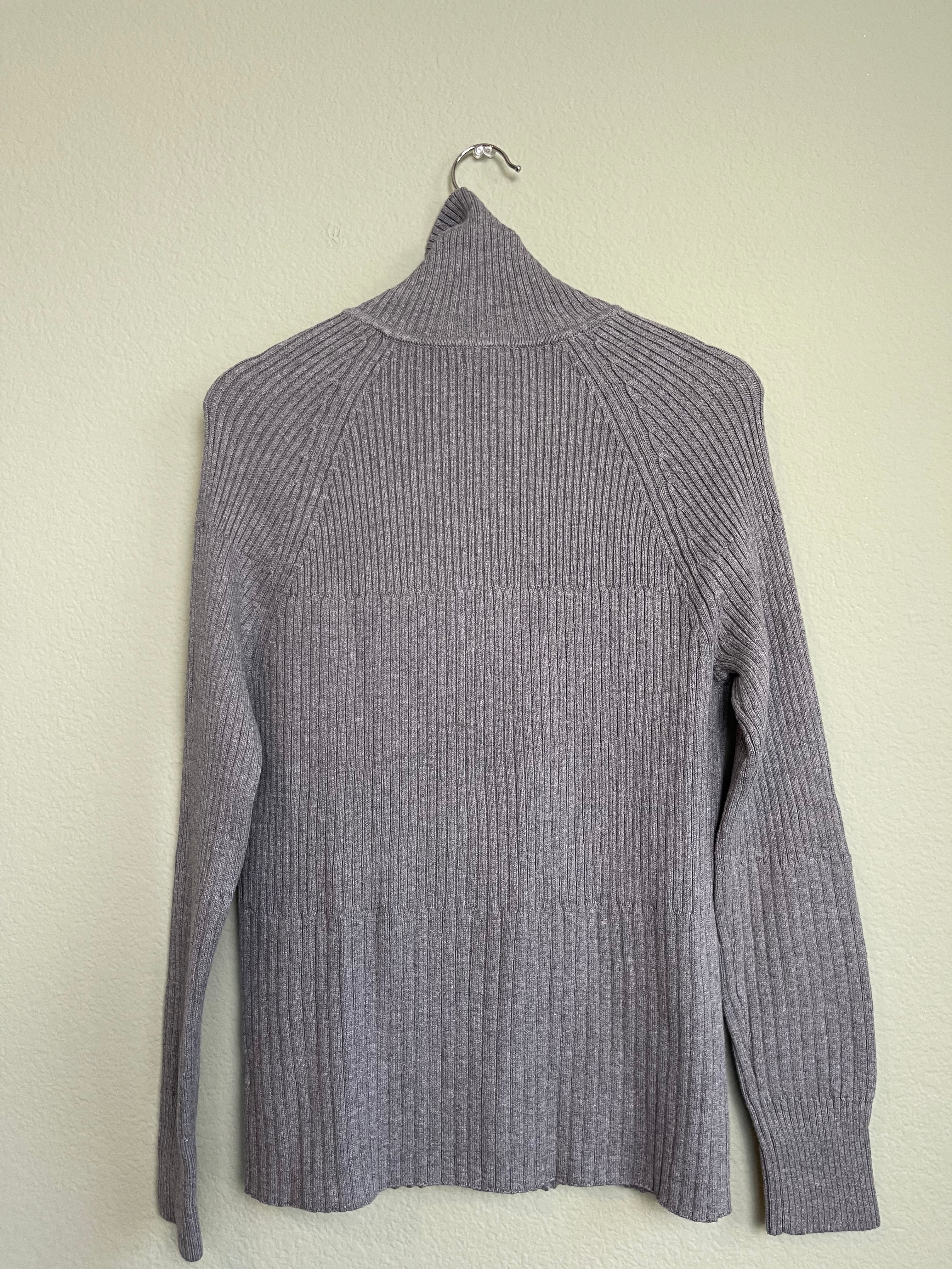 NWT Zip Front Sweater sz xl
