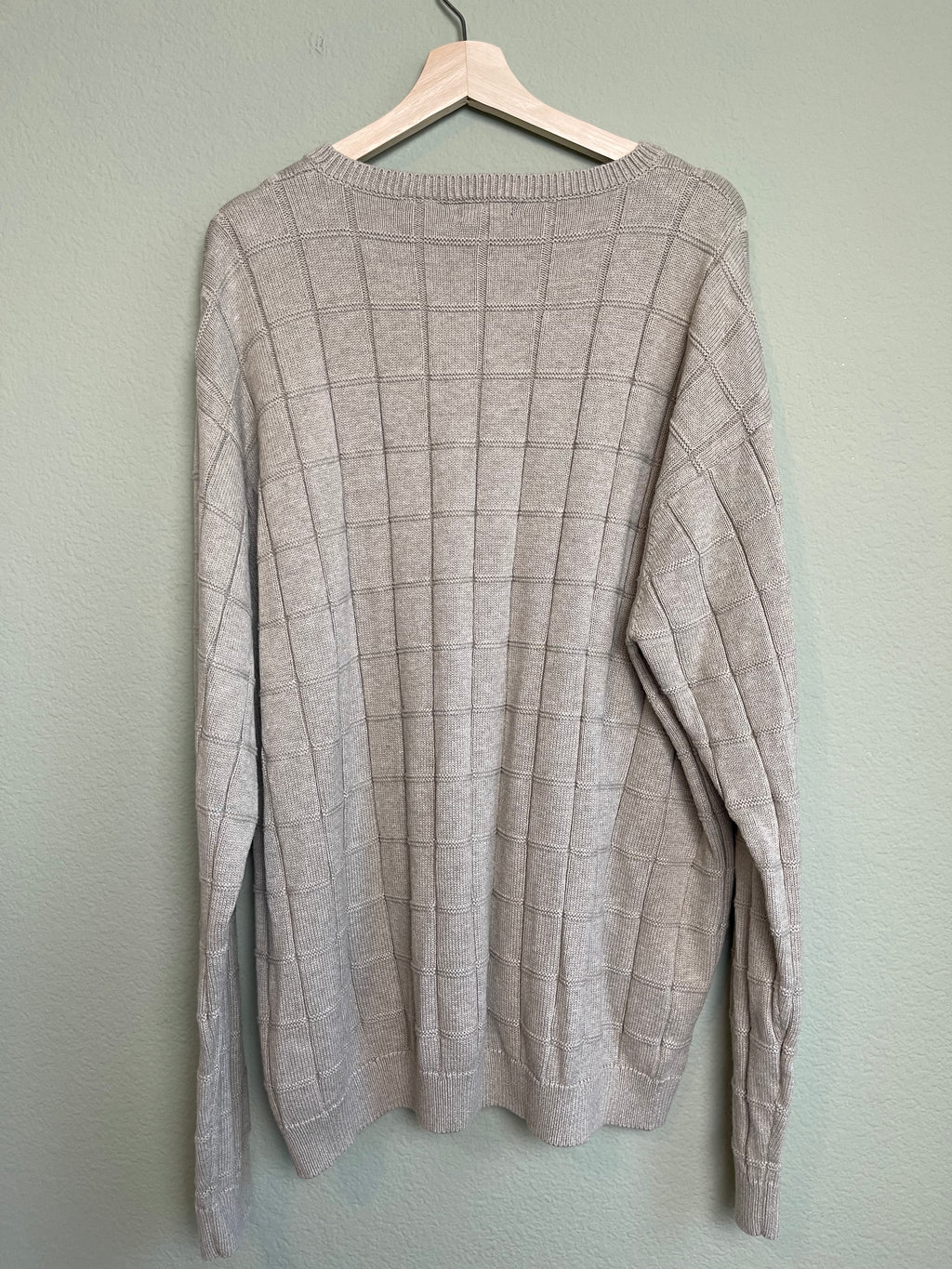 Vintage Menswear IZOD Crewneck Knit Sweater sz 2x-tall