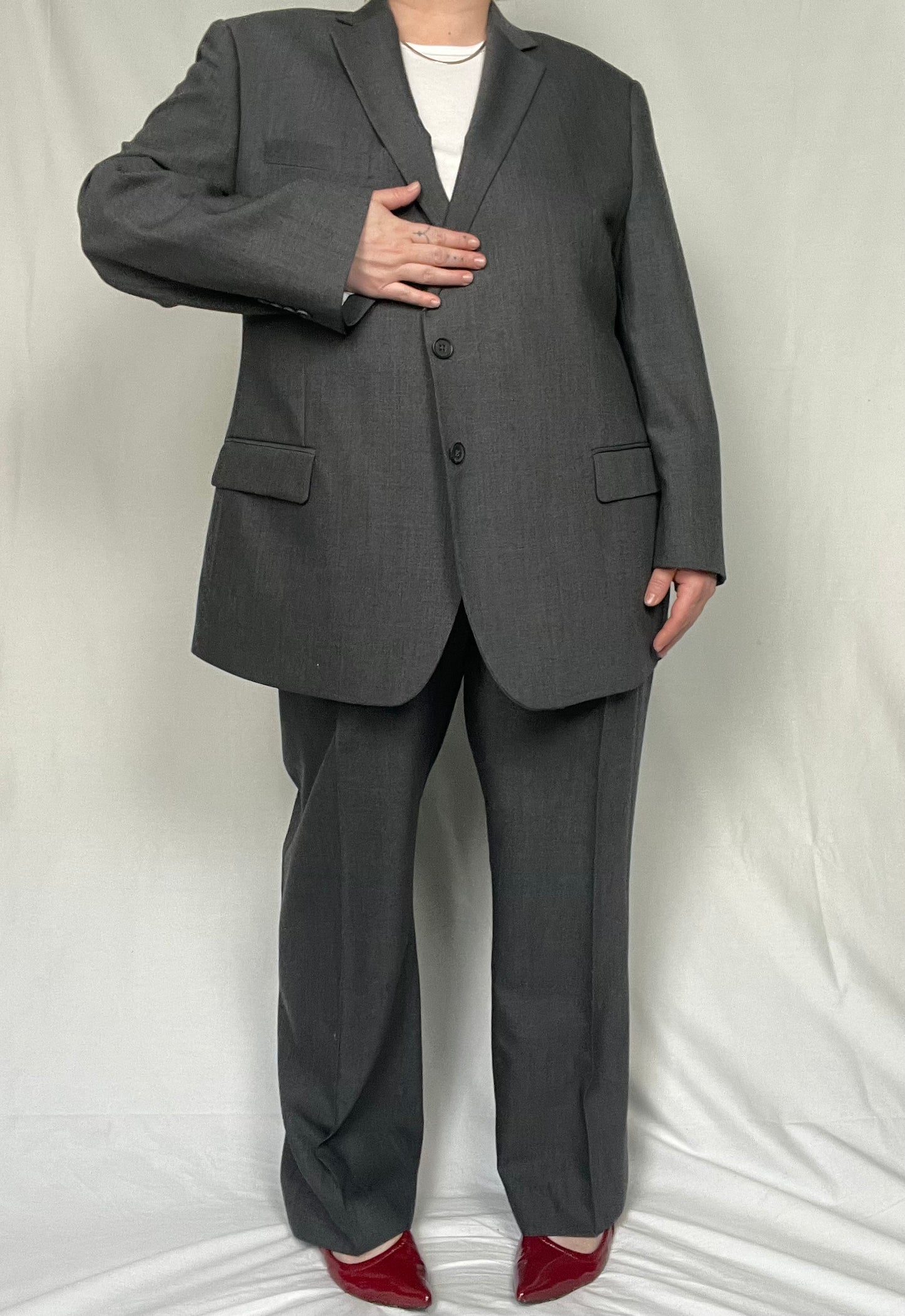 Retro Pronto-Uomo "Menswear" Suit Set sz 16-ish